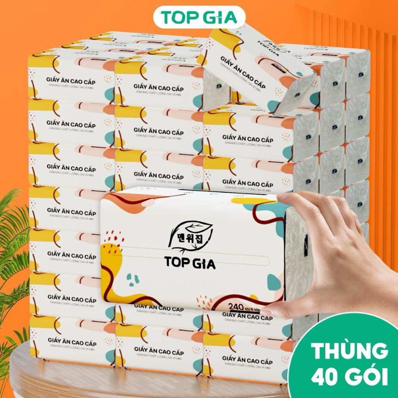 Giấy ăn để bàn Topgia