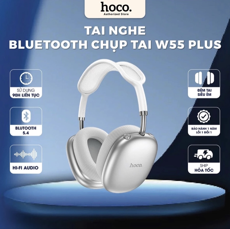Tai nghe chống ồn Hoco W55 Plus